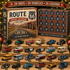 Route 66 Centennial Advent Calendar – 24 Days of American Road Legends | 1926–2026 Collector's Edition