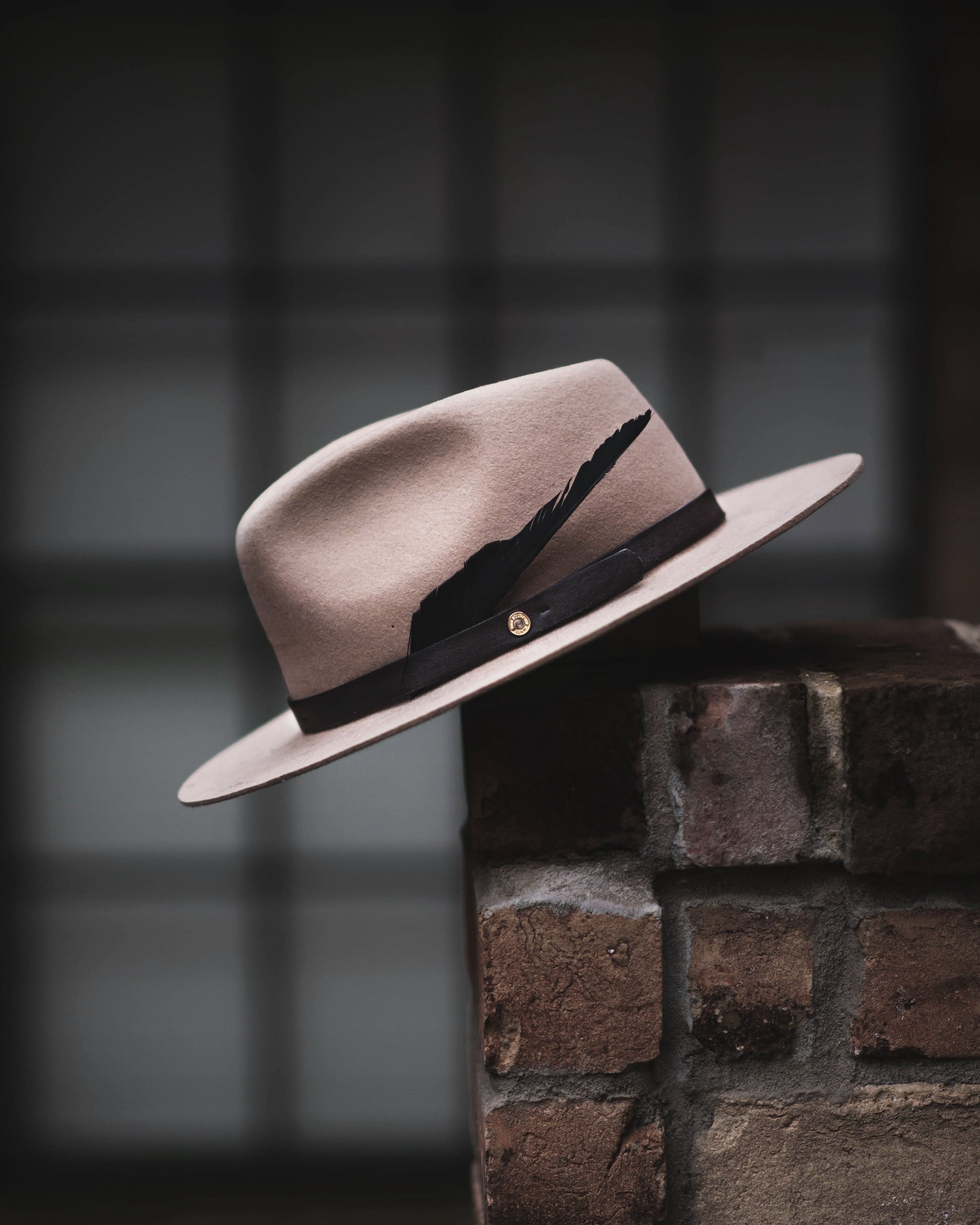 Geoffery Fedora- Camel[Fast shipping and box packing]
