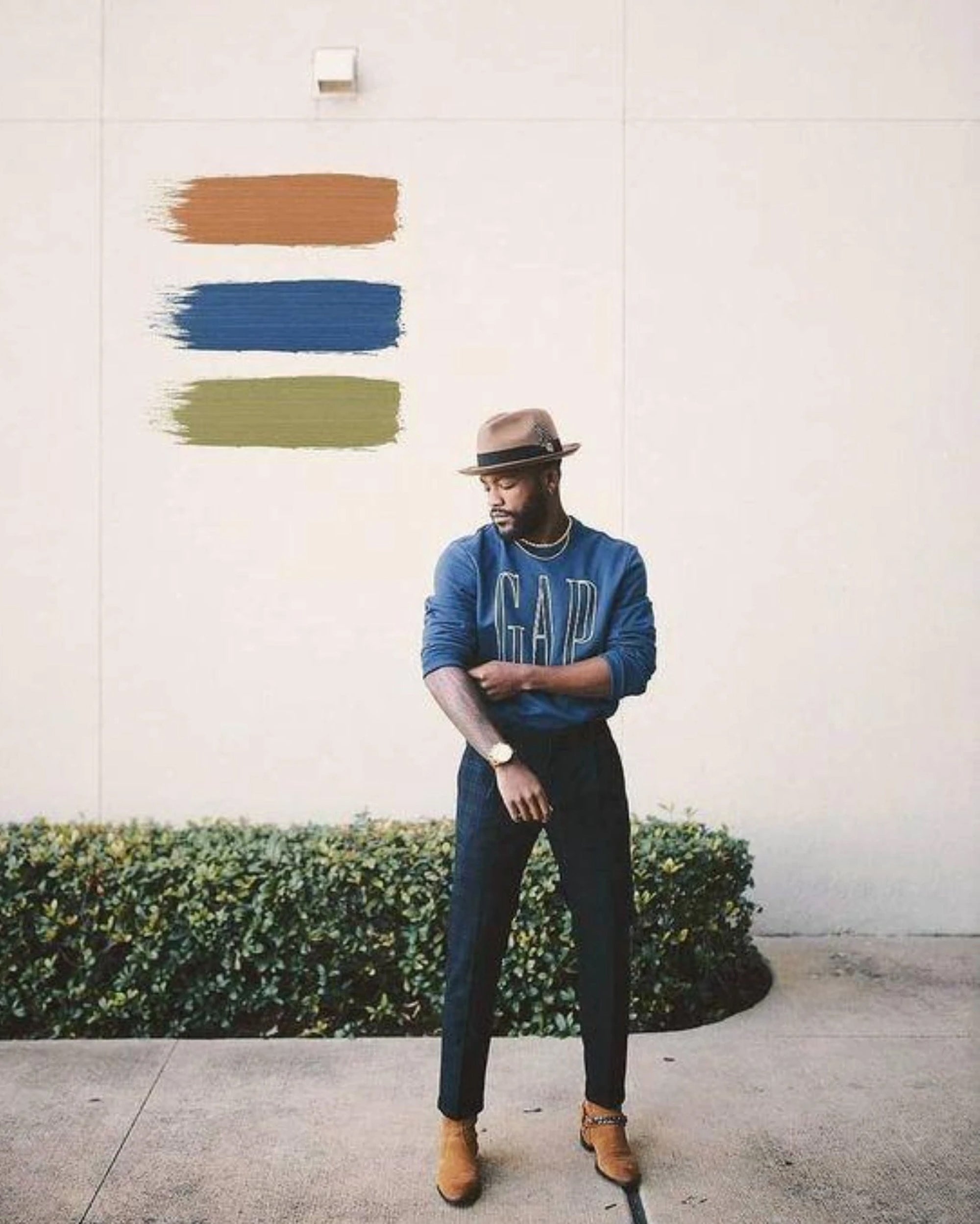 Trilby Fedora – Wheat[Fast shipping and box packing]