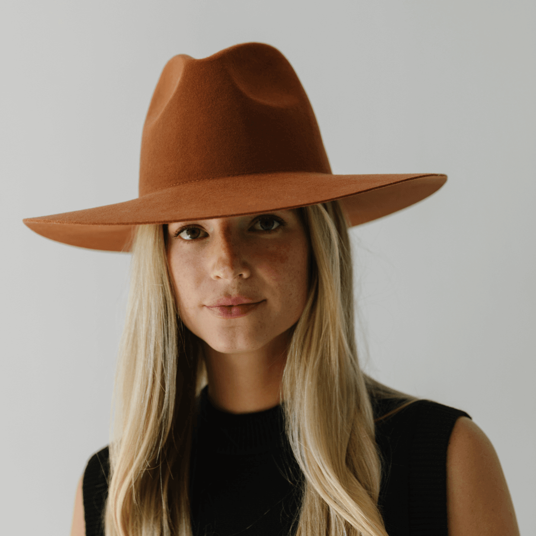 Emma Wide Brim Fedora