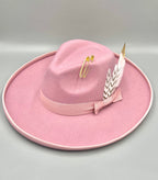 Bow Tie Fedora -Pencil brim