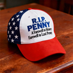 🏅250 Years of America 60% OFF - 🧢 R.I.P. PENNY – A Farewell To History Cap