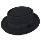 Lined Pork Pie Hat - Premium Wool