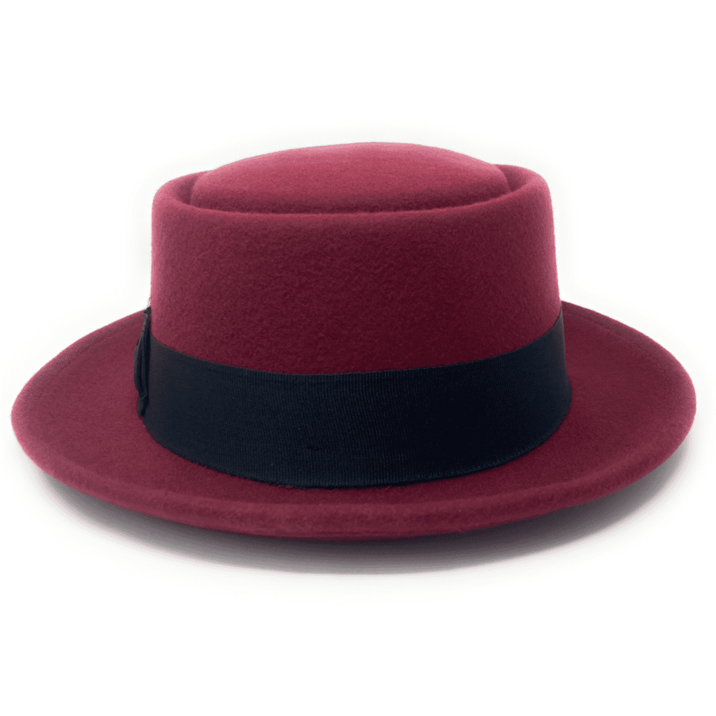 Lined Pork Pie Hat - Premium Wool