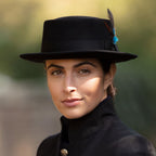 Lined Pork Pie Hat - Premium Wool