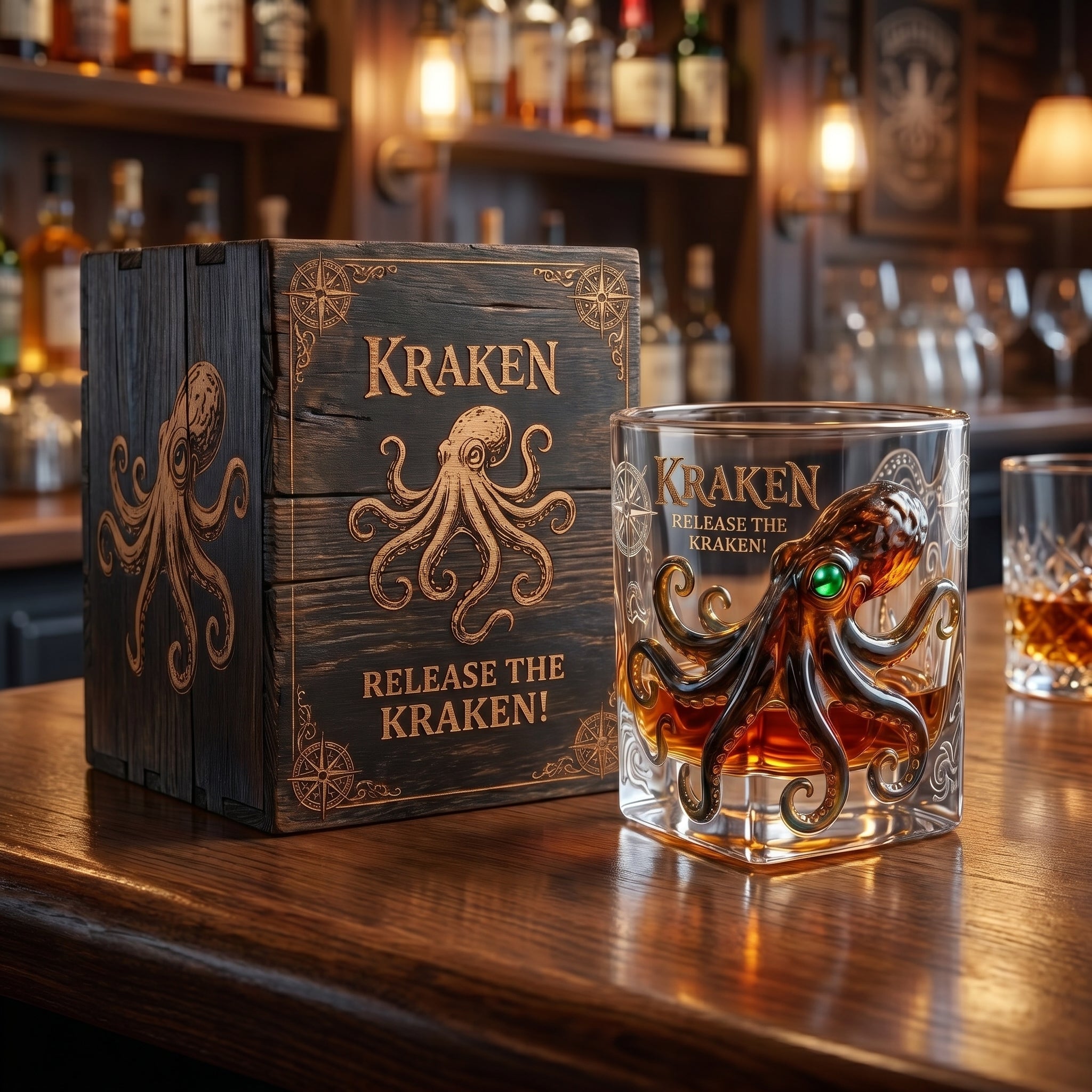 🐙 Kraken Glass – Release the Beast from the Deep