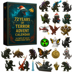 🦖Godzilla Kaiju Advent Calendar. 24‑Day Christmas Countdown Calendar