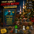🦖Godzilla Kaiju Advent Calendar. 24‑Day Christmas Countdown Calendar