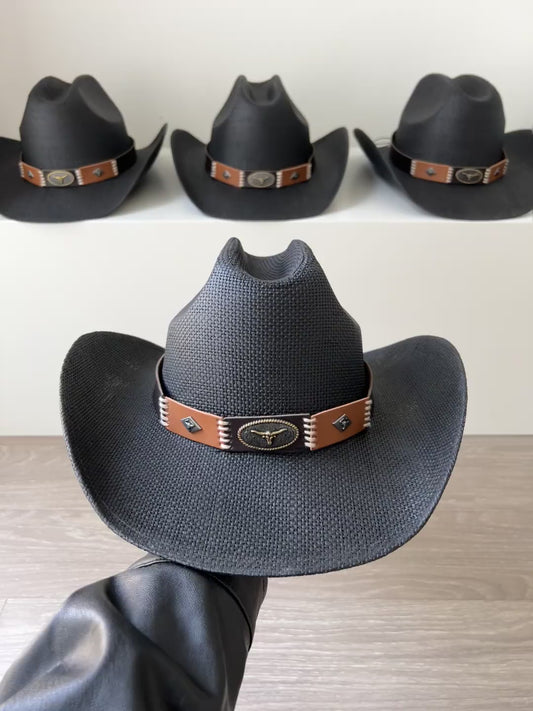 Western Ranch Classic—Straw Cowboy Hat