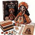 Stitch & Story – Day of the Dead Patchwork Doll DIY Craft Kit for Beginners