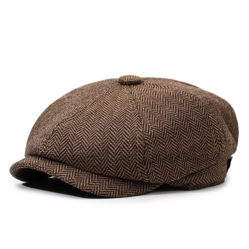 Thomas Shelby Peaky Blinders Immortal Black Tweed Newsboy Cap