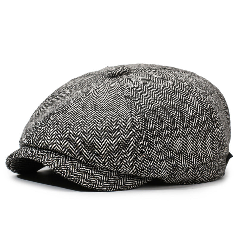Thomas Shelby Peaky Blinders Immortal Black Tweed Newsboy Cap