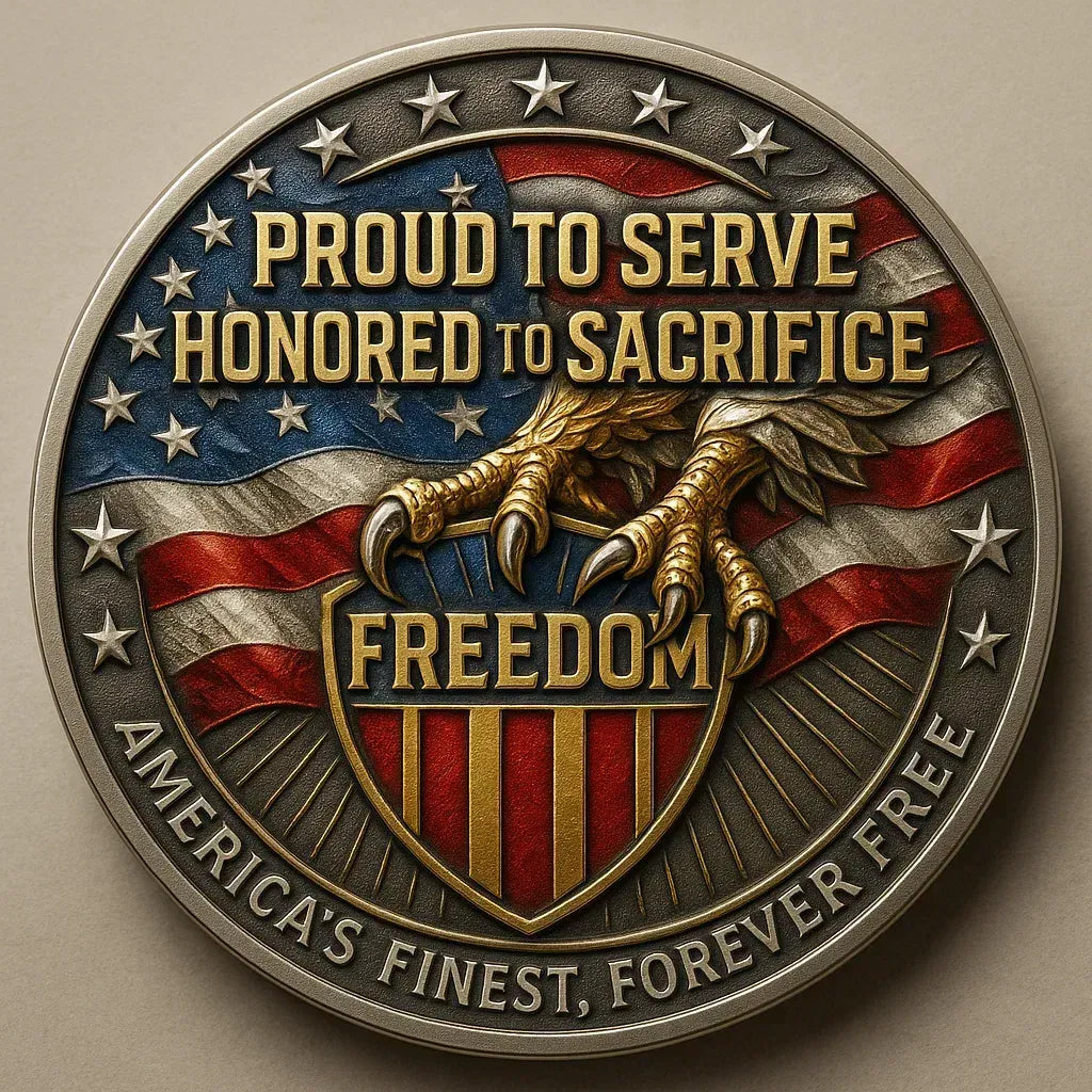 🏆Flash Sale 60% OFF - 🦅 “Being a Soldier, Being a Veteran” Commemorative Set 🇺🇸✨ — A Tribute to Duty, Courage, and Honor —