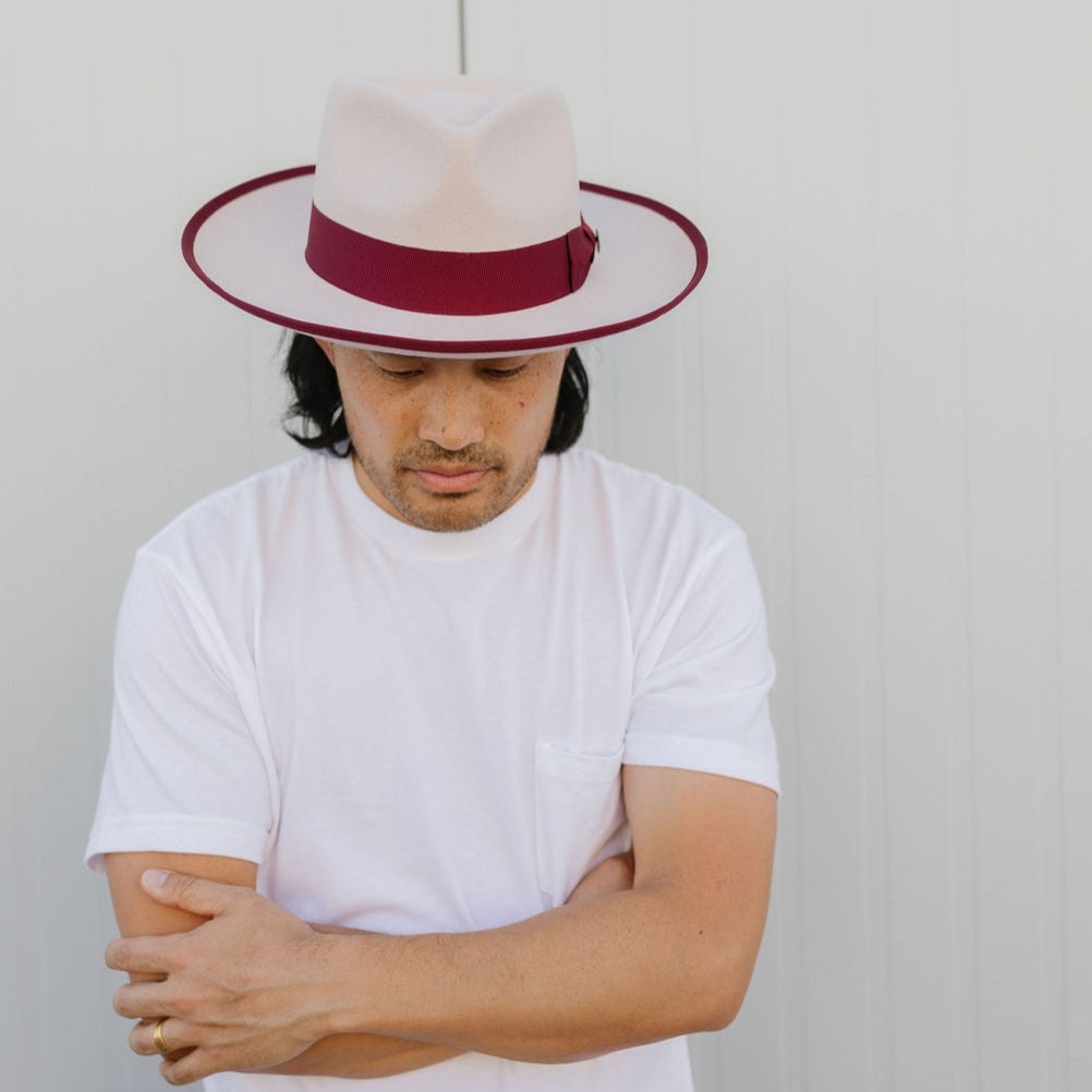 Trendy Simple Personalized Fedora Hat（Customize name）