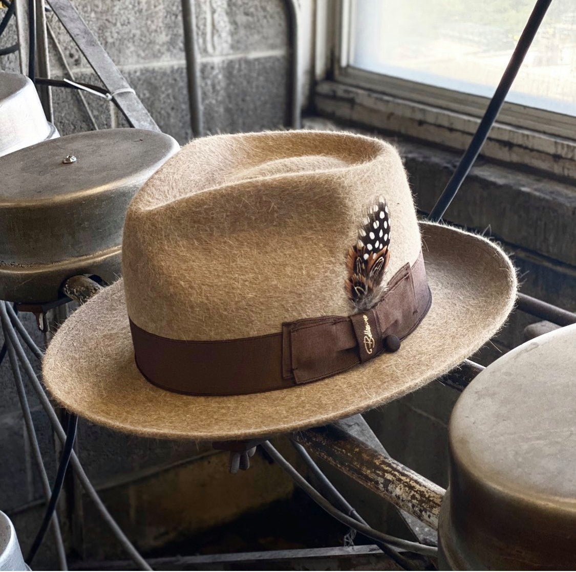 Miller Ranch  4 COLORS- Casablanca - Long Hair Fur Felt Fedora [Fast shipping and box packing]