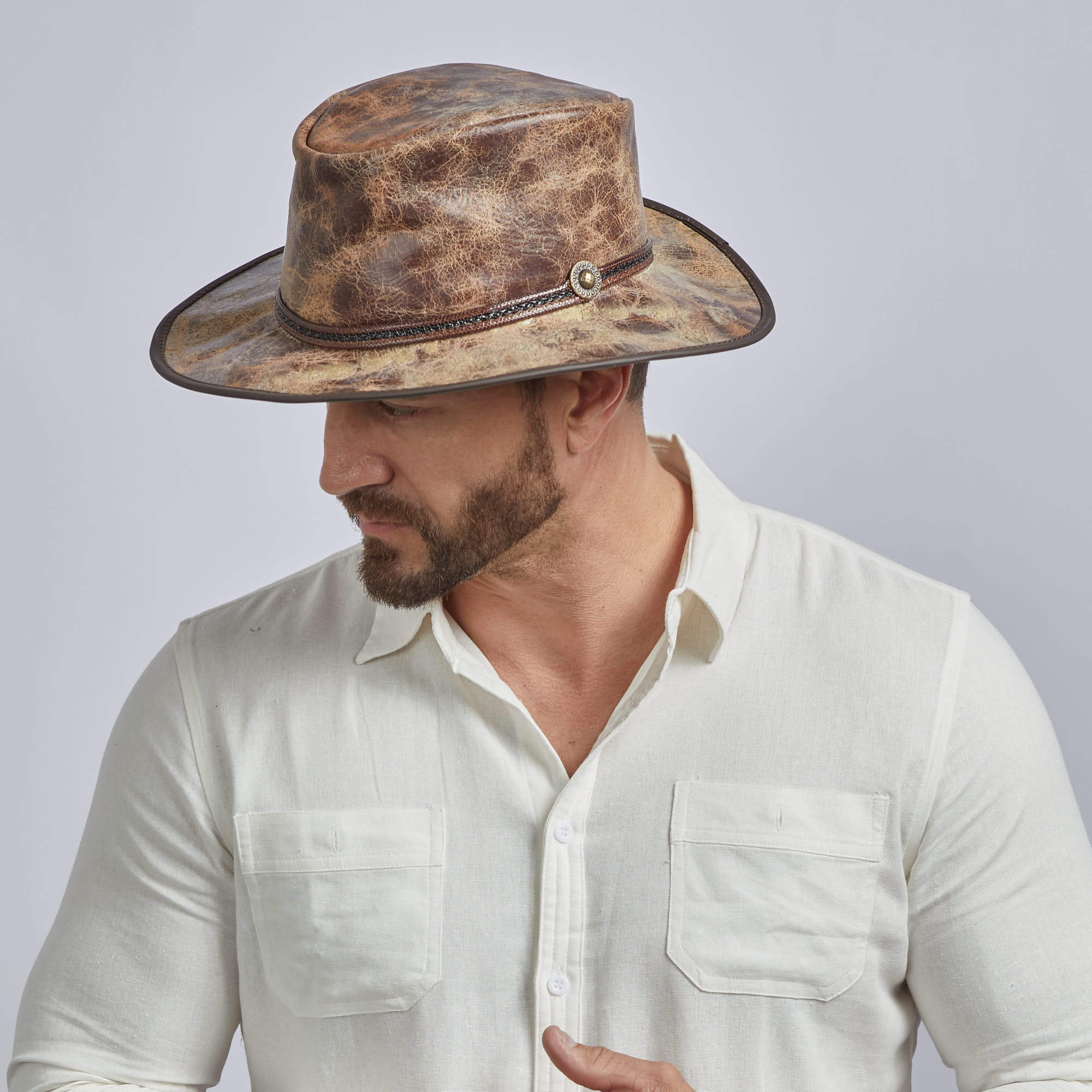 Australian Outback Leather Hat - Limited Edition