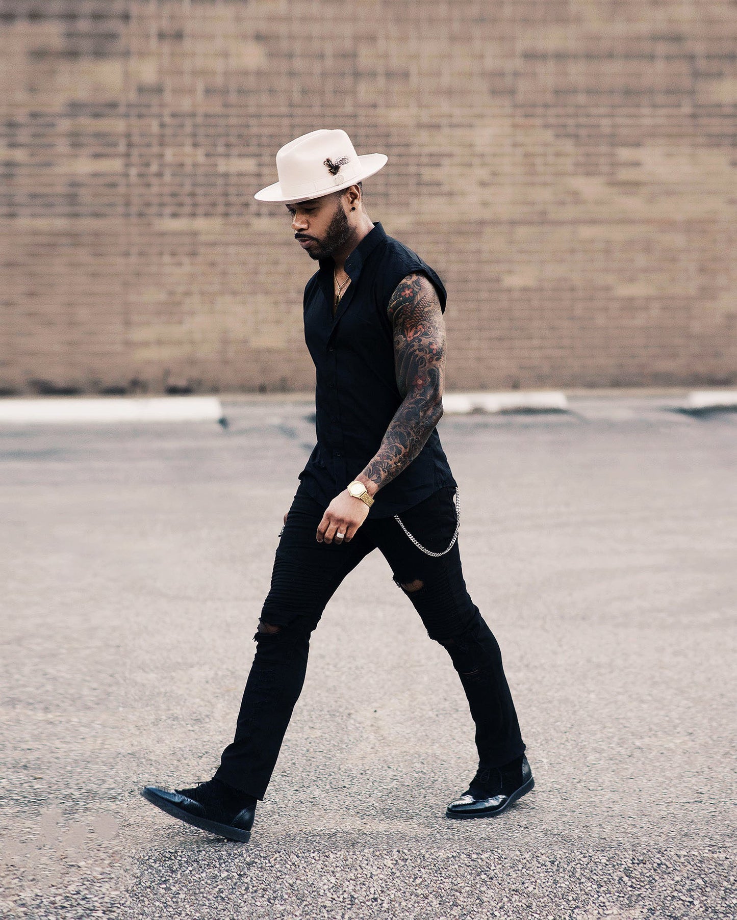 Miller Ranch Fedora - Tusk[Fast shipping and box packing]
