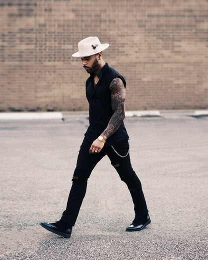 Miller Ranch Fedora - Tusk[Fast shipping and box packing]