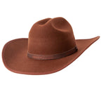 Cattleman Felt - Brown Cowboy Hat - Cowboy Hat Band