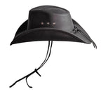 Hollywood - Mens Leather Cowboy Hat