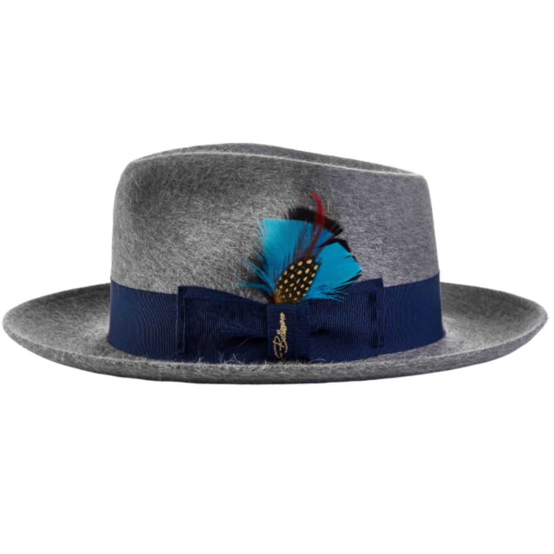 Miller Ranch  4 COLORS- Casablanca - Long Hair Fur Felt Fedora [Fast shipping and box packing]