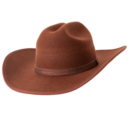 Cattleman - Mens Felt Cowboy Hat - Western Hat Band