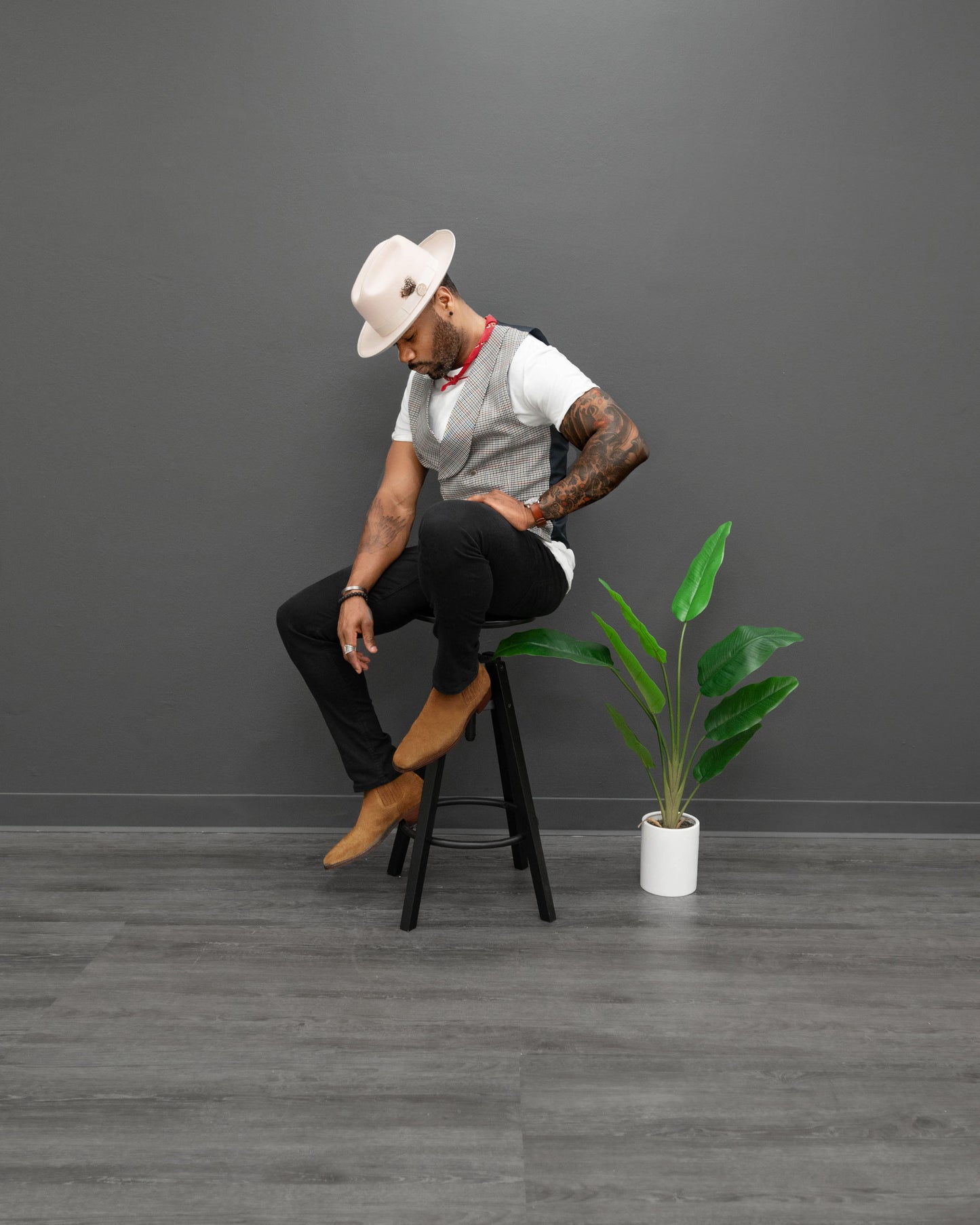 Miller Ranch Fedora - Tusk[Fast shipping and box packing]