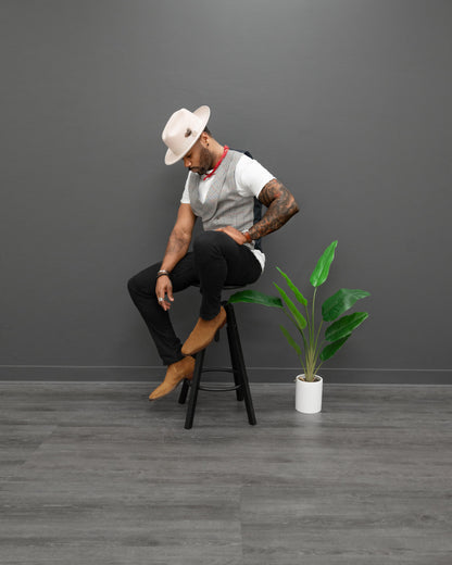 Miller Ranch Fedora - Tusk[Fast shipping and box packing]