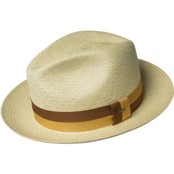 Miller Ranch Fedora-Halpern Panama Fedora[BUY 2 FREE SHIPPING & BOX PACKING]