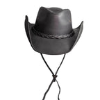 Hollywood - Mens Leather Cowboy Hat