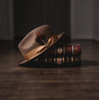 Trilby Fedora – Brown[Fast shipping and box packing]