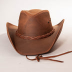 Hollywood - Mens Leather Cowboy Hat