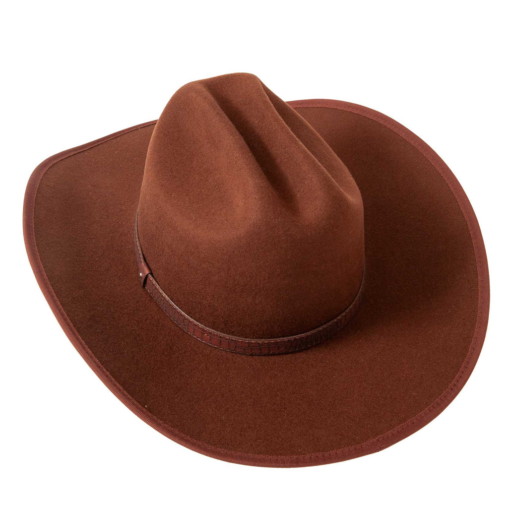Cattleman Felt - Brown Cowboy Hat - Cowboy Hat Band