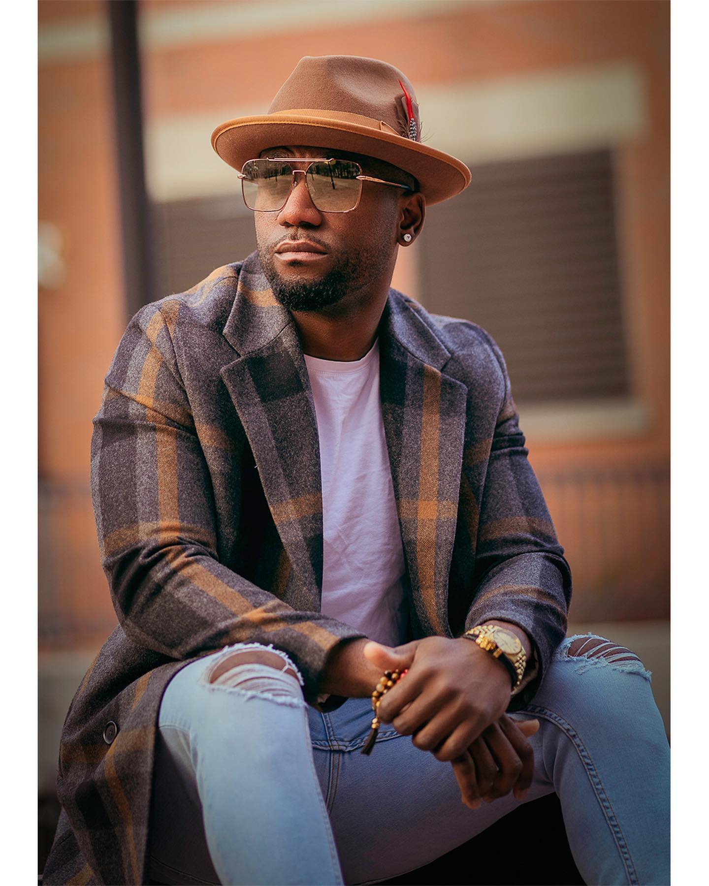 Trilby Fedora – Brown[Fast shipping and box packing]
