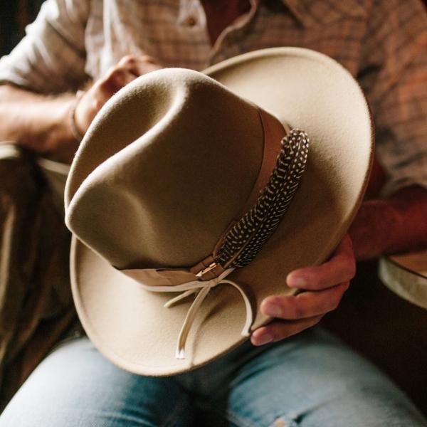Western Felt Hat - McCrea [Fast shipping and box packing]