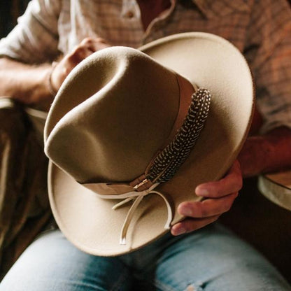 Western Felt Hat - McCrea [Fast shipping and box packing]