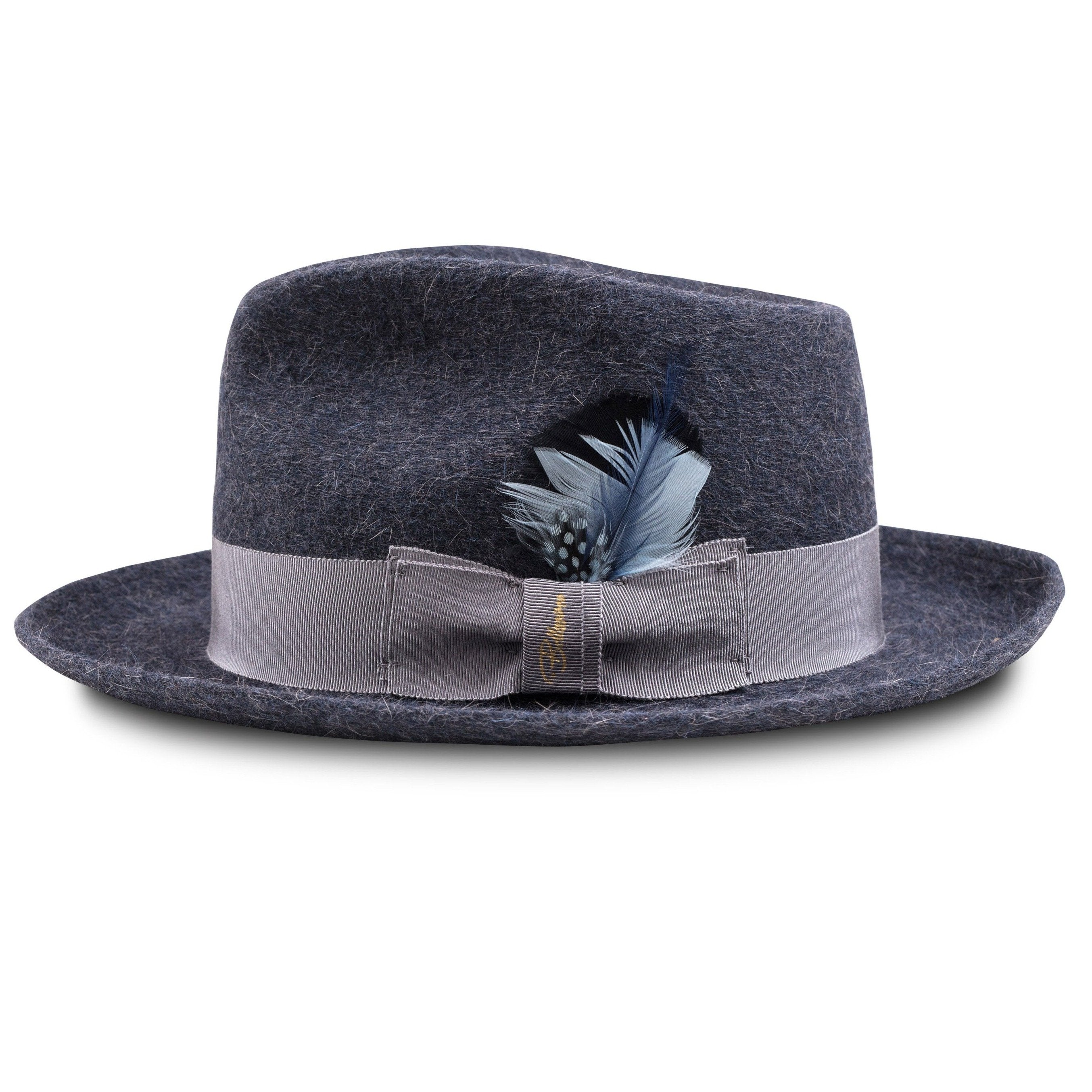 Miller Ranch  4 COLORS- Casablanca - Long Hair Fur Felt Fedora [Fast shipping and box packing]