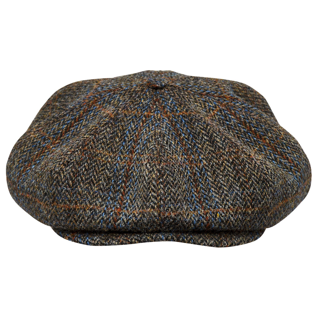 PEAKY BLINDERS Genuine Scottish Harris Tweed 8 Panels Man Cap