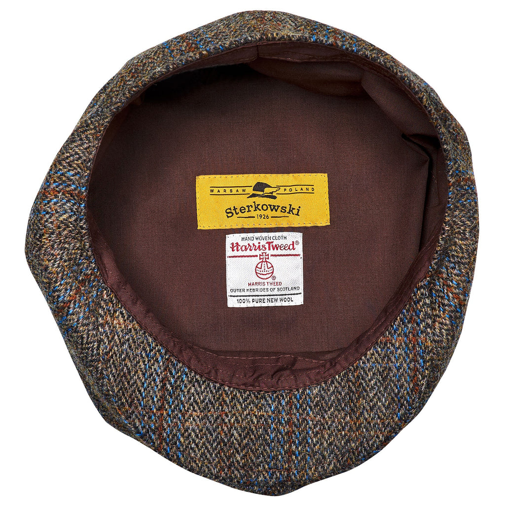 PEAKY BLINDERS Genuine Scottish Harris Tweed 8 Panels Man Cap