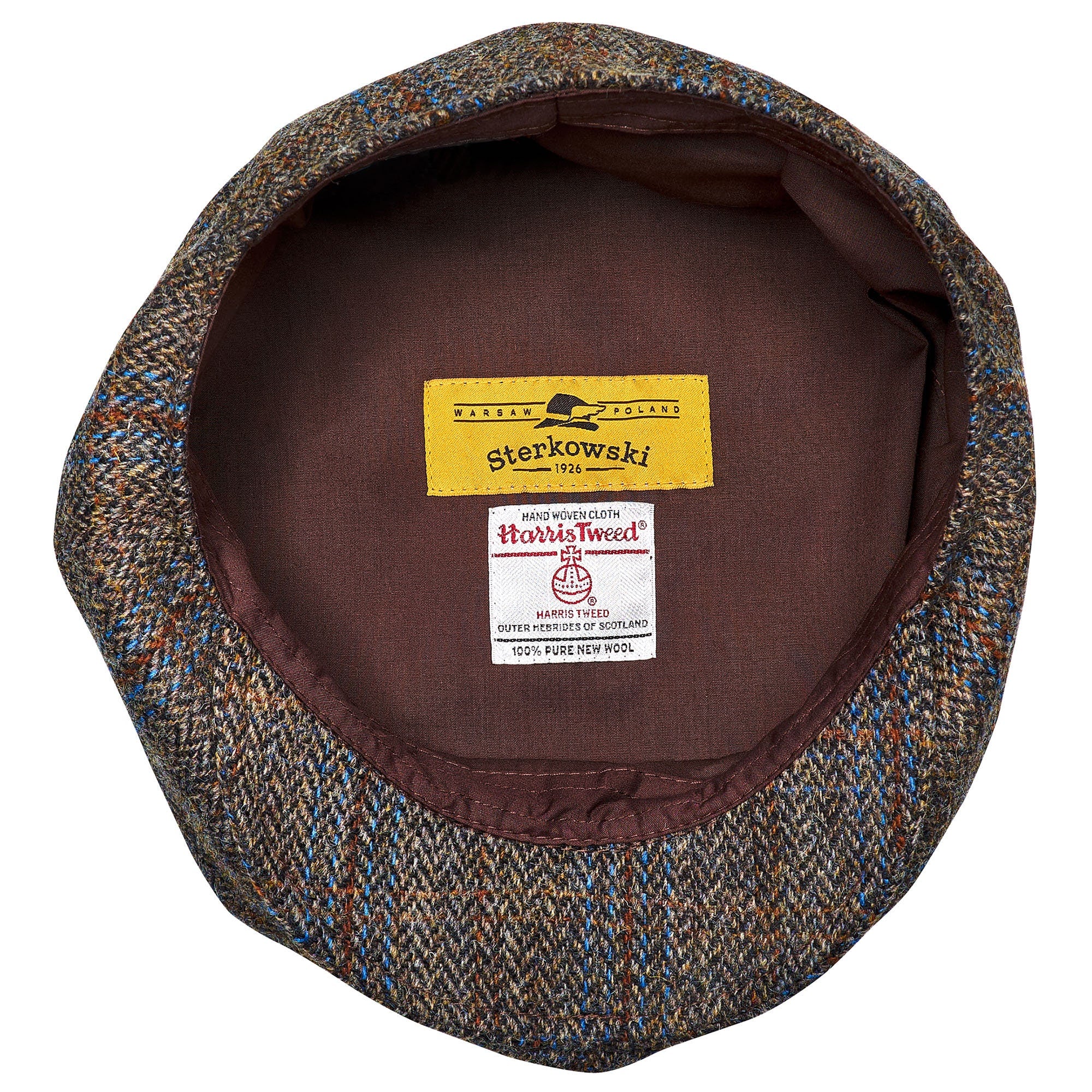 PEAKY BLINDERS Genuine Scottish Harris Tweed 8 Panels Man Cap
