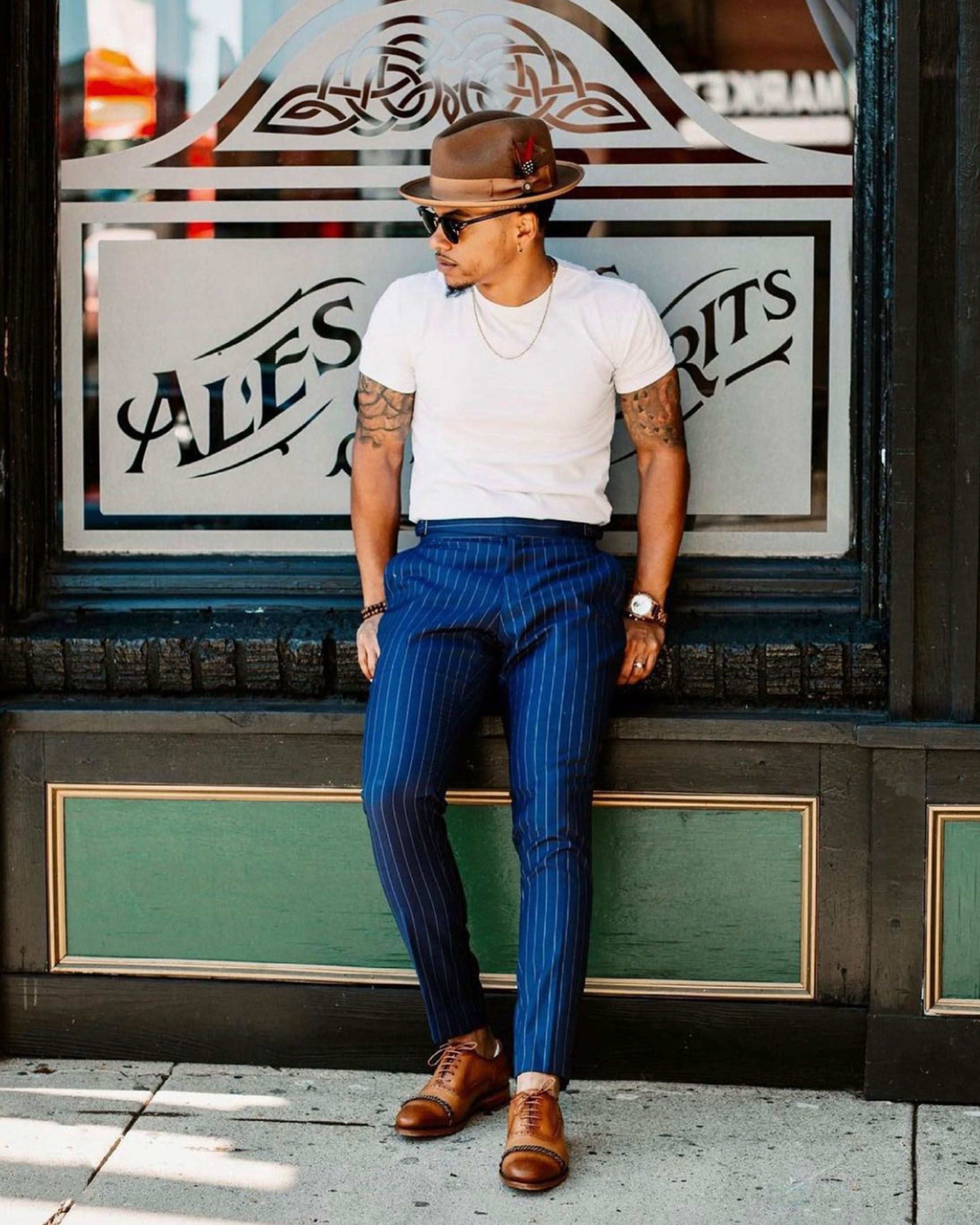 Trilby Fedora – Brown[Fast shipping and box packing]