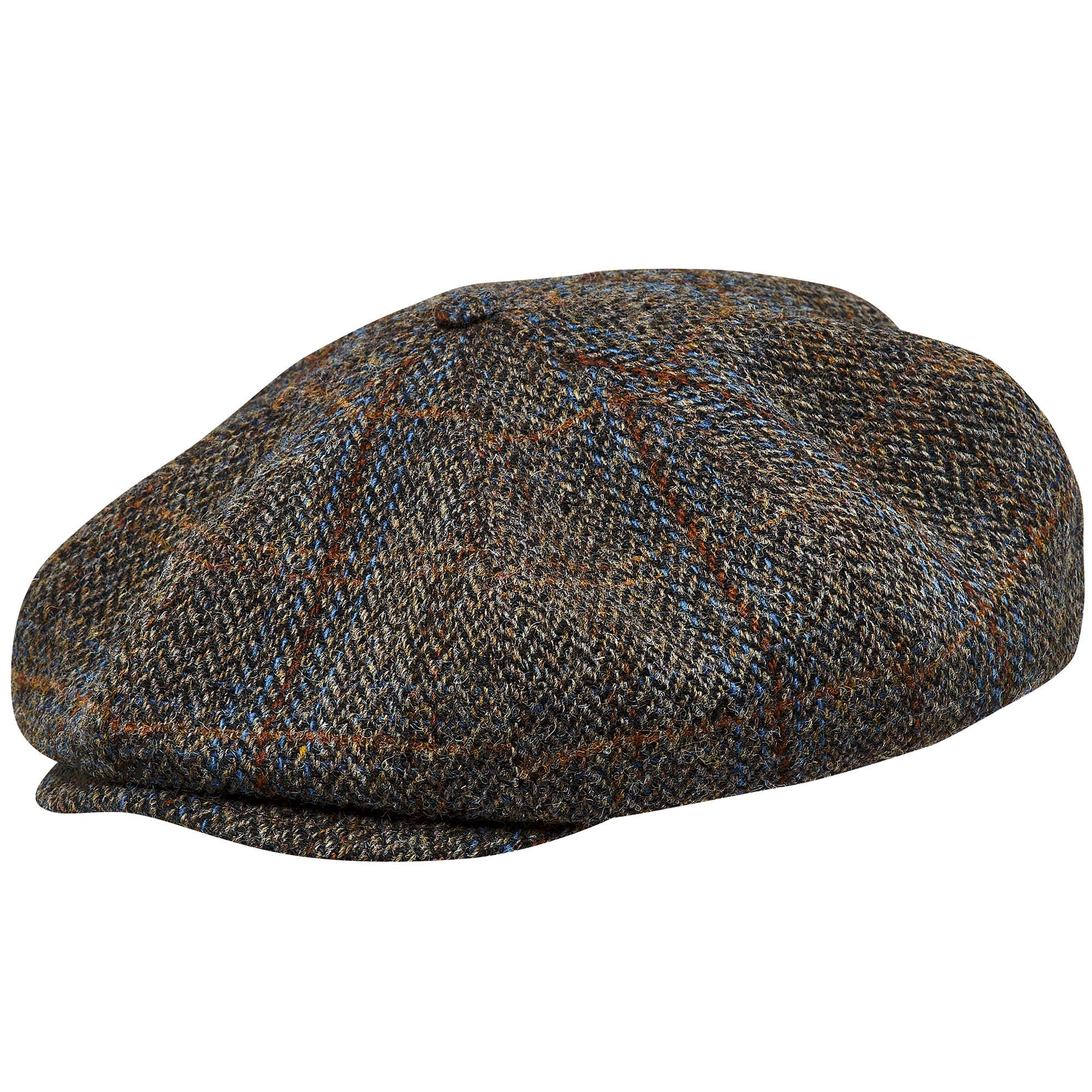 PEAKY BLINDERS Genuine Scottish Harris Tweed 8 Panels Man Cap