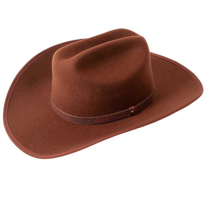 Cattleman Felt - Brown Cowboy Hat - Cowboy Hat Band – Music-Pioneer