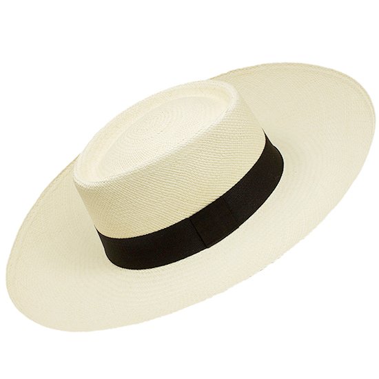 Gambler Wide Brim-Women handmade Panama Hats