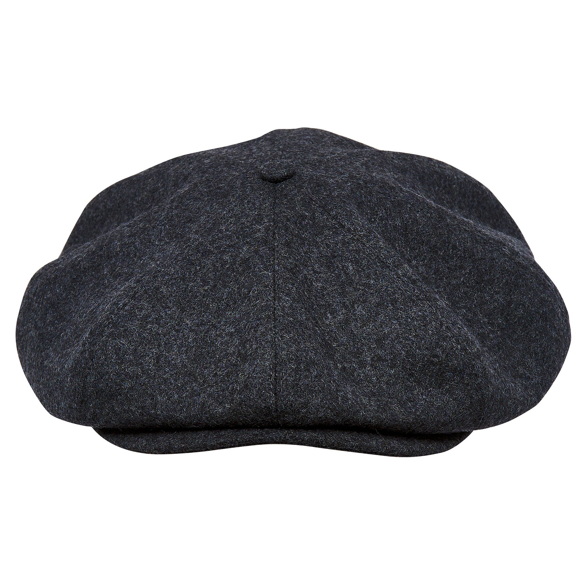 PEAKY BLINDERS Genuine Scottish Harris Tweed 8 Panels Man Cap Black Grey