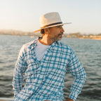 Barcelona - Mens Wide Brim Straw Sun Hat