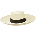 Gambler Wide Brim-Women handmade Panama Hats