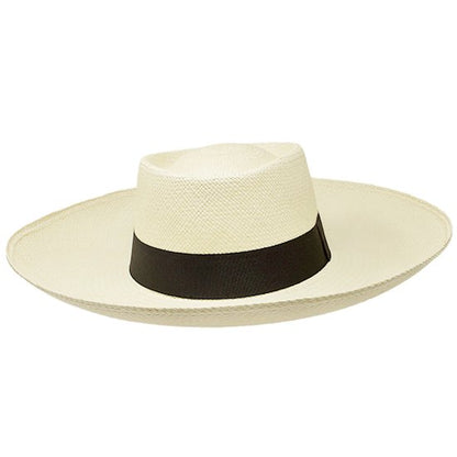 Gambler Wide Brim-Women handmade Panama Hats